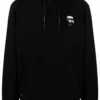 Karl Lagerfeld chest logo-print hoodie