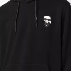 Karl Lagerfeld chest logo-print hoodie