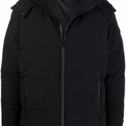 Karl Lagerfeld panelled puffer jacket
