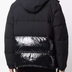 Karl Lagerfeld panelled puffer jacket
