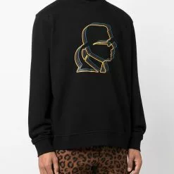 Karl Lagerfeld Karl logo-print turtleneck sweatshirt