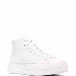 Karl Lagerfeld debossed-logo sneakers