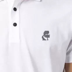 Karl Lagerfeld logo decal polo shirt