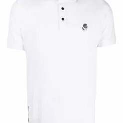 Karl Lagerfeld logo decal polo shirt