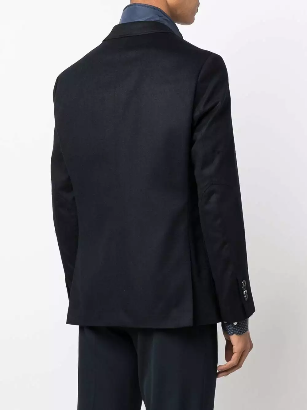 Karl Lagerfeld single-breasted virgin wool-blend blazer