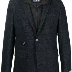 Karl Lagerfeld zip-up liner blazer