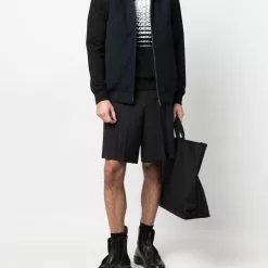 Karl Lagerfeld reversible zip-up hooded gilet