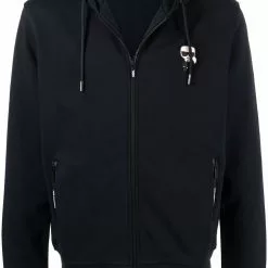 Karl Lagerfeld logo-patch detail hoodie