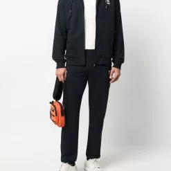 Karl Lagerfeld logo-patch detail hoodie