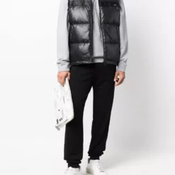 Karl Lagerfeld logo padded gilet