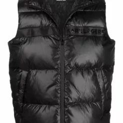 Karl Lagerfeld logo padded gilet