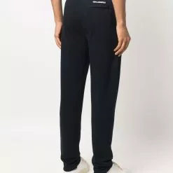 Karl Lagerfeld K/Ikonic cotton track pants