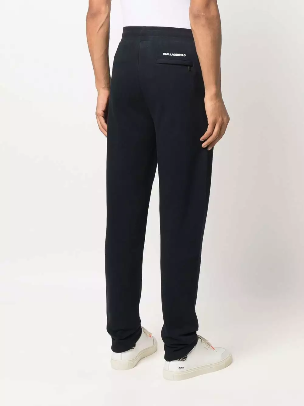 Karl Lagerfeld K/Ikonic cotton track pants