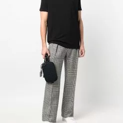 Karl Lagerfeld logo-embroidered short-sleeve T-shirt