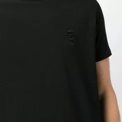 Karl Lagerfeld logo-embroidered short-sleeve T-shirt