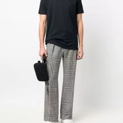 Karl Lagerfeld logo-embroidered cotton polo shirt