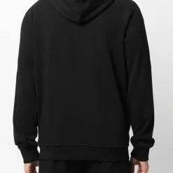 Karl Lagerfeld zipped drawstring hoodie