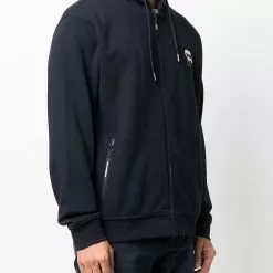 Karl Lagerfeld navy zip-up hoodie