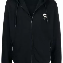 Karl Lagerfeld navy zip-up hoodie