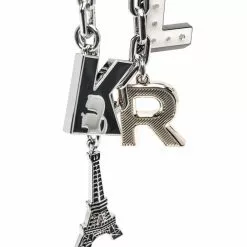 Karl Lagerfeld logo pendant keychain