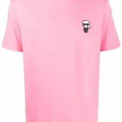 Karl Lagerfeld patch-detail cotton T-shirt