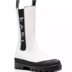 Karl Lagerfeld Chelsea logo boots