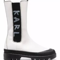 Karl Lagerfeld Chelsea logo boots