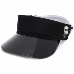 Karl Lagerfeld K/Ikonic logo-plaque visor hat