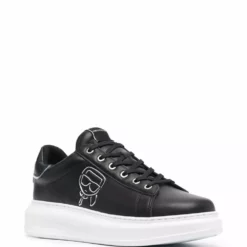 Karl Lagerfeld logo print sneakers
