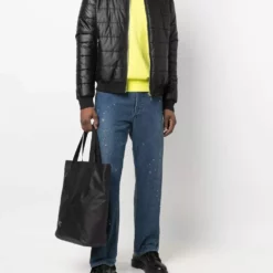 Karl Lagerfeld zipped padded jacket