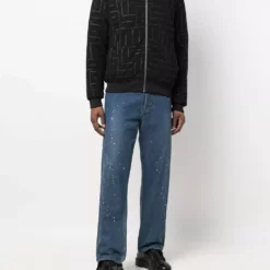 Karl Lagerfeld zipped padded jacket