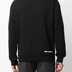 Karl Lagerfeld zip sleeve pocket jumper