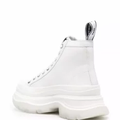Karl Lagerfeld Luna high-top leather sneakers