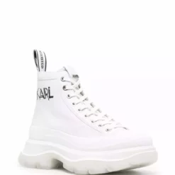 Karl Lagerfeld Luna high-top leather sneakers
