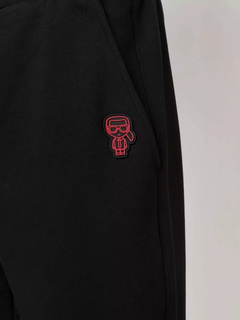 Karl Lagerfeld logo patch track pants