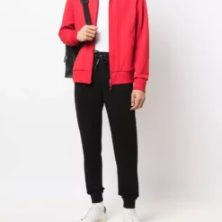 Karl Lagerfeld logo patch track pants