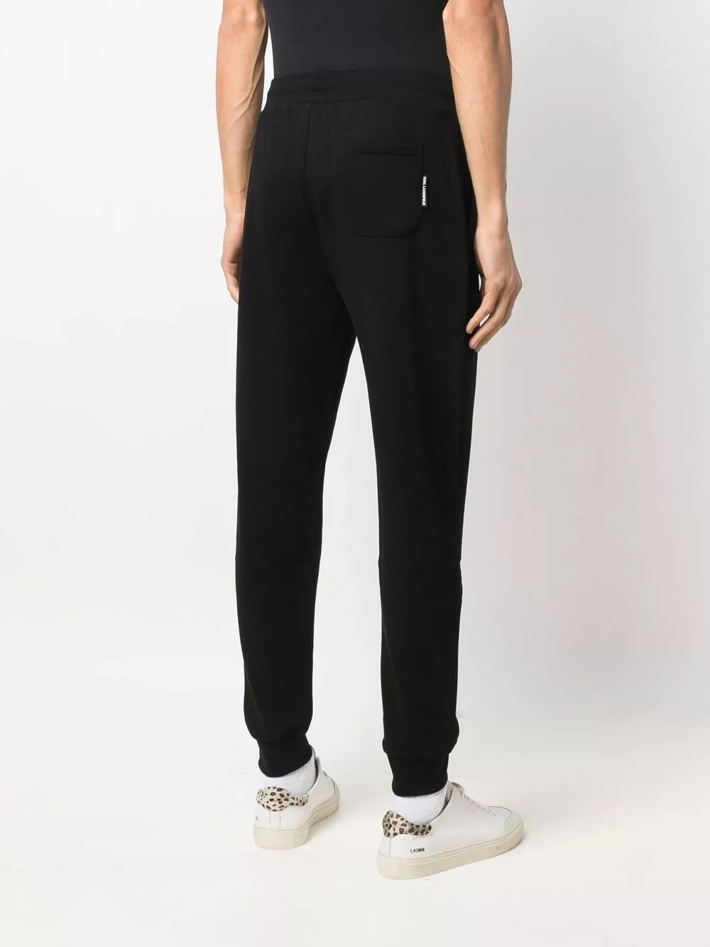 Karl Lagerfeld logo patch track pants