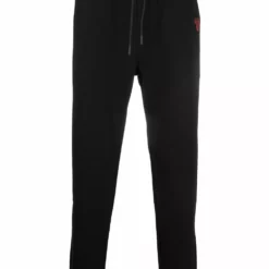 Karl Lagerfeld logo patch track pants